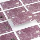 Pink Slate Marble Surface V15 - Premium Protective Decal Skin-Kit for the Apple Credit Card