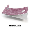 Pink Slate Marble Surface V15 - Premium Protective Decal Skin-Kit for the Apple Credit Card