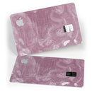 Pink Slate Marble Surface V15 - Premium Protective Decal Skin-Kit for the Apple Credit Card
