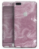 Pink Slate Marble Surface V15 - Skin-kit for the iPhone 8 or 8 Plus