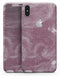 Pink Slate Marble Surface V15 - iPhone X Skin-Kit