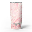 Pink Slate Marble Surface V42 - Skin Decal Vinyl Wrap Kit compatible with the Yeti Rambler Cooler Tumbler Cups