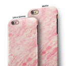 Pink Slate Marble Surface V42 iPhone 6/6s or 6/6s Plus 2-Piece Hybrid INK-Fuzed Case