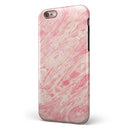 Pink Slate Marble Surface V42 iPhone 6/6s or 6/6s Plus 2-Piece Hybrid INK-Fuzed Case