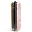 Pink Slate Marble Surface V42 iPhone 6/6s or 6/6s Plus 2-Piece Hybrid INK-Fuzed Case