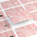 Pink Slate Marble Surface V42 - Premium Protective Decal Skin-Kit for the Apple Credit Card