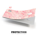 Pink Slate Marble Surface V42 - Premium Protective Decal Skin-Kit for the Apple Credit Card