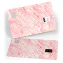 Pink Slate Marble Surface V42 - Premium Protective Decal Skin-Kit for the Apple Credit Card