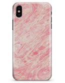 Pink Slate Marble Surface V42 - iPhone X Clipit Case