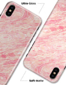 Pink Slate Marble Surface V42 - iPhone X Clipit Case