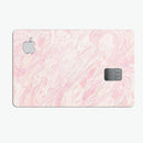 Pink Slate Marble Surface V43 - Premium Protective Decal Skin-Kit for the Apple Credit Card