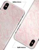 Pink Slate Marble Surface V43 - iPhone X Clipit Case