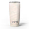 Pink Slate Marble Surface V47 - Skin Decal Vinyl Wrap Kit compatible with the Yeti Rambler Cooler Tumbler Cups