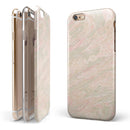Pink Slate Marble Surface V47 iPhone 6/6s or 6/6s Plus 2-Piece Hybrid INK-Fuzed Case