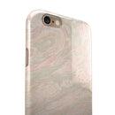 Pink Slate Marble Surface V47 iPhone 6/6s or 6/6s Plus 2-Piece Hybrid INK-Fuzed Case