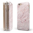 Pink Slate Marble Surface V7 iPhone 6/6s or 6/6s Plus 2-Piece Hybrid INK-Fuzed Case