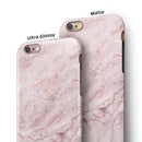 Pink Slate Marble Surface V7 iPhone 6/6s or 6/6s Plus 2-Piece Hybrid INK-Fuzed Case