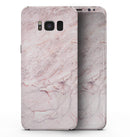 Pink Slate Marble Surface V7 - Samsung Galaxy S8 Full-Body Skin Kit