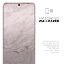 Pink Slate Marble Surface V7 - Premium Vinyl Skin Decal for Samsung Galaxy S25 Ultra, S24, S23, S22 & All Galaxy S Models