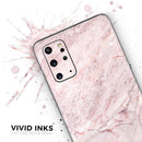 Pink Slate Marble Surface V7 - Premium Vinyl Skin Decal for Samsung Galaxy S25 Ultra, S24, S23, S22 & All Galaxy S Models