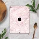Pink Slate Marble Surface V7 - Full Body Skin Decal for the Apple iPad Pro 12.9", 11", 10.5", 9.7", Air or Mini (All Models Available)