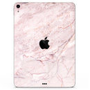 Pink Slate Marble Surface V7 - Full Body Skin Decal for the Apple iPad Pro 12.9", 11", 10.5", 9.7", Air or Mini (All Models Available)