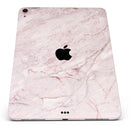 Pink Slate Marble Surface V7 - Full Body Skin Decal for the Apple iPad Pro 12.9", 11", 10.5", 9.7", Air or Mini (All Models Available)