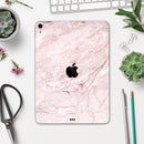 Pink Slate Marble Surface V7 - Full Body Skin Decal for the Apple iPad Pro 12.9", 11", 10.5", 9.7", Air or Mini (All Models Available)