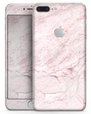 Pink Slate Marble Surface V7 - Skin-kit for the iPhone 8 or 8 Plus