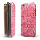 Pink Sorted Large Watercolor Polka Dots iPhone 6/6s or 6/6s Plus 2-Piece Hybrid INK-Fuzed Case