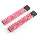 Pink Sorted Large Watercolor Polka Dots - Premium Decal Protective Skin-Wrap Sticker compatible with the Juul Labs vaping device