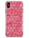Pink Sorted Large Watercolor Polka Dots - iPhone X Clipit Case