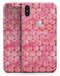 Pink Sorted Large Watercolor Polka Dots - iPhone X Skin-Kit
