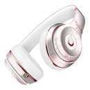 Pink Splattered Marble Surface Full-Body Skin Kit for the Beats by Dre Solo 3 Wireless Headphones