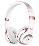 Pink Splattered Marble Surface Full-Body Skin Kit for the Beats by Dre Solo 3 Wireless Headphones