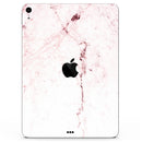 Pink Splattered Marble Surface - Full Body Skin Decal for the Apple iPad Pro 12.9", 11", 10.5", 9.7", Air or Mini (All Models Available)