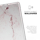 Pink Splattered Marble Surface - Full Body Skin Decal for the Apple iPad Pro 12.9", 11", 10.5", 9.7", Air or Mini (All Models Available)