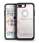 Pink Splattered Marble Surface - iPhone 7 or 7 Plus Commuter Case Skin Kit