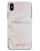 Pink Splattered Marble Surface - iPhone X Clipit Case
