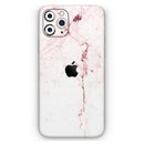 Pink Splattered Marble Surface - Protective Skin Wrap & Decal – Compatible with iPhone SE to iPhone 17 Pro Max (All Models)