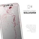 Pink Splattered Marble Surface - Protective Skin Wrap & Decal – Compatible with iPhone SE to iPhone 17 Pro Max (All Models)