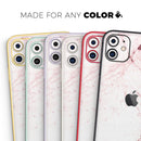 Pink Splattered Marble Surface - Protective Skin Wrap & Decal – Compatible with iPhone SE to iPhone 17 Pro Max (All Models)