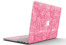 Pink Textured Triangle Pattern - MacBook Pro with Retina Display Full-Coverage Skin Kit