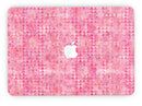 Pink Textured Triangle Pattern - MacBook Pro with Retina Display Full-Coverage Skin Kit