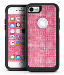Pink Textured Triangle Pattern - iPhone 7 or 8 OtterBox Case & Skin Kits