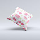 Pink Treats N_ Such Ink-Fuzed Decorative Throw Pillow
