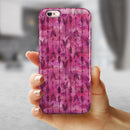 Pink Tribal Arrow Pattern iPhone 6/6s or 6/6s Plus 2-Piece Hybrid INK-Fuzed Case