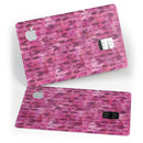 Pink Tribal Arrow Pattern - Premium Protective Decal Skin-Kit for the Apple Credit Card