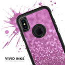 Pink Unfocused Glimmer - Skin Kit for the iPhone OtterBox Cases