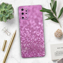 Pink Unfocused Glimmer - Premium Vinyl Skin Decal for Samsung Galaxy S25 Ultra, S24, S23, S22 & All Galaxy S Models